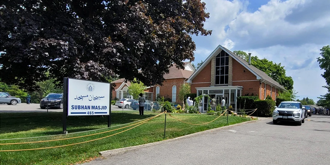 Exterior view of Masjid Subhan Scarborough building